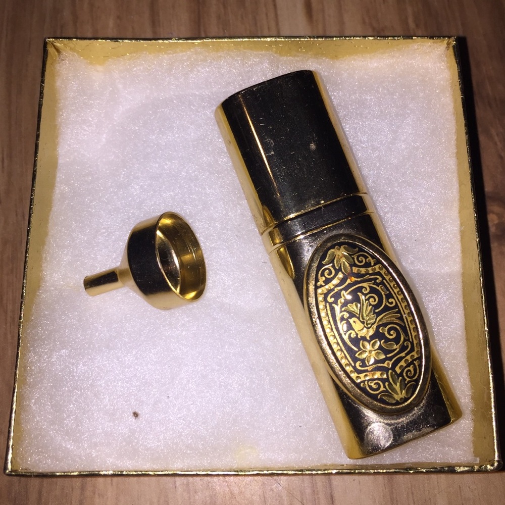 Real Gold plated perfume atomizer